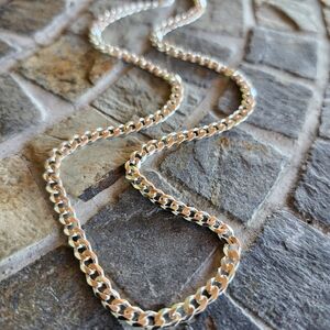 Sterling Silver Solid .925 CURB LINK UNISEX chain